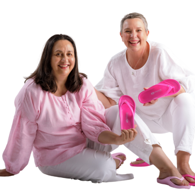 The breast cancer journeys of my two friends. How buying Slappas can help!