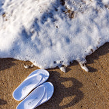 Slappas Arch Support Thongs - White