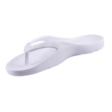 Arch Support Thongs - NBCF White with Pink Crystal