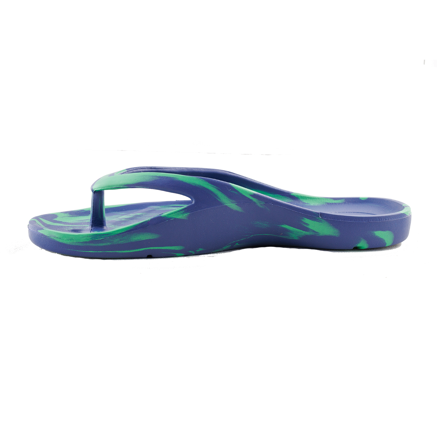 Slappas Arch Support Thongs - Blue Green