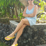 Slappas Arch Support Thongs - Yellow