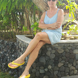Slappas Arch Support Thongs - Yellow