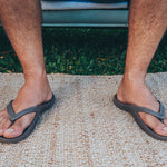 Slappas Arch Support Thongs - Brown