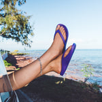 Slappas Arch Support Thongs - Purple