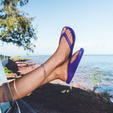 Slappas Arch Support Thongs - Purple