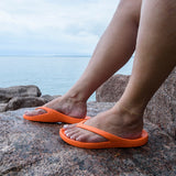 Slappas Arch Support Thongs - Orange