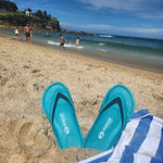 Slappas Arch Support Thongs - Teal
