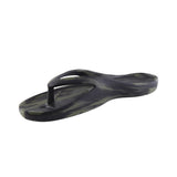 Arch Support Thongs - Black Army