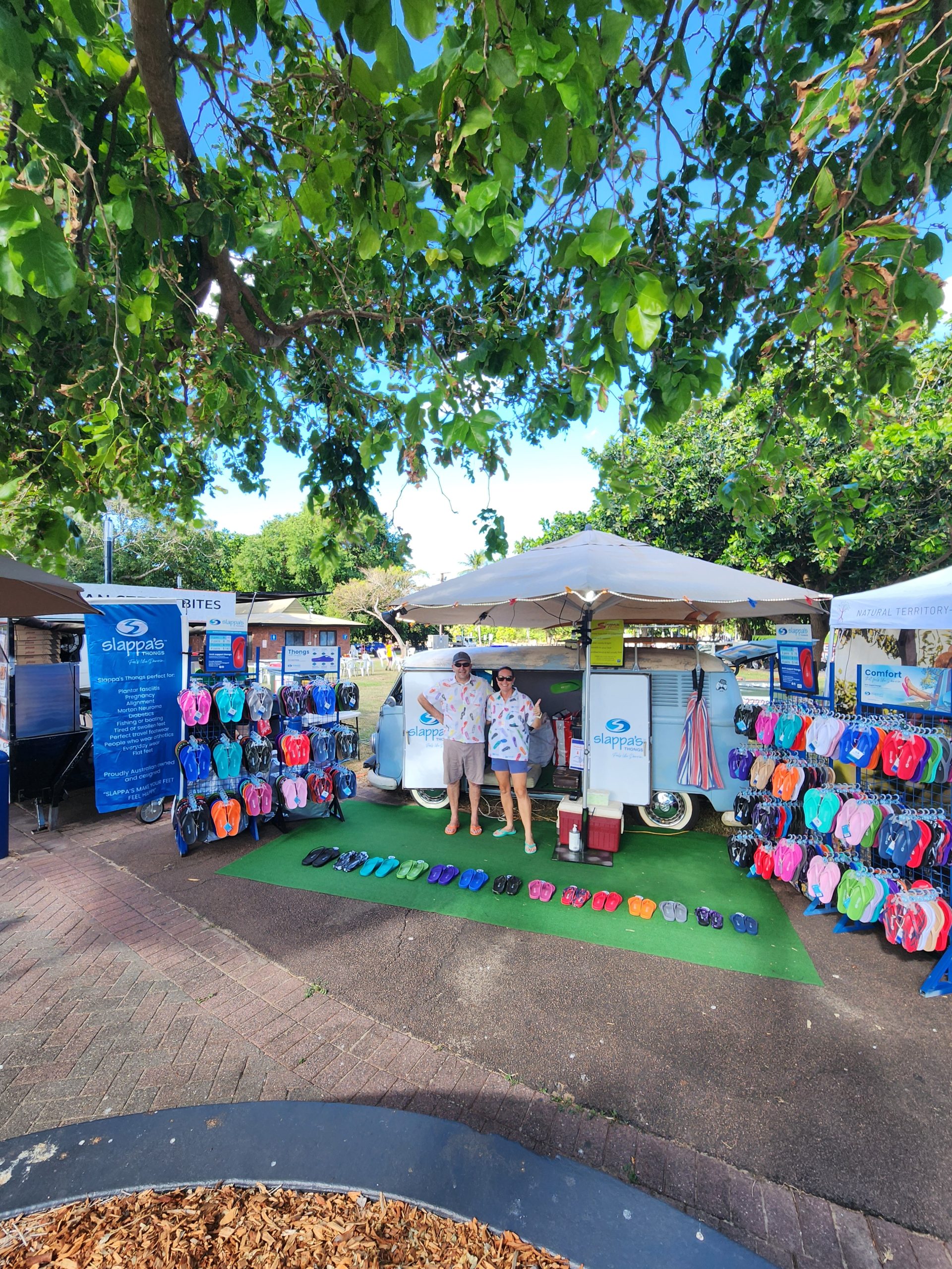 Slappa's Thongs Mindil Beach Sunset Market stall